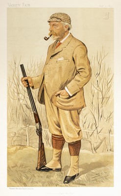 Lot 323 - Vanity Fair. A collection of ten caricatures of game shooters, late 19th & early 20th century