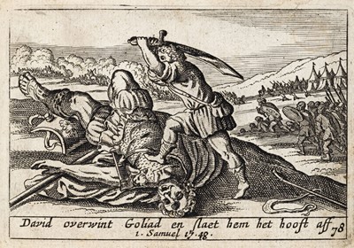 Lot 489 - Bible illustrations. [Toneel ofte Vertooch der Bybelsche Historien], c.1659