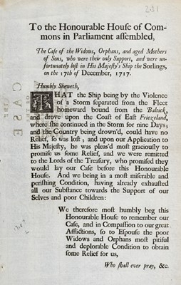 Lot 733 - Royal Navy. Four rare broadsides, 1711-18, & 1 other item