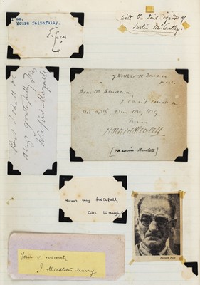 Lot 619 - Autographs miscellany. A group of 3 autograph scrapbooks