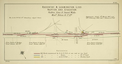 Lot 817 - Railways. Diagrams of Sidings, etc.