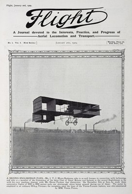 Lot 808 - Flight. An Illustrated Weekly Journal, 9 volumes., 1909/35