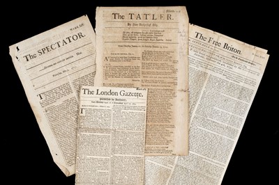 Lot 509 - Early English Newspapers and Periodicals. Approximately 100 items, mostly 18th century
