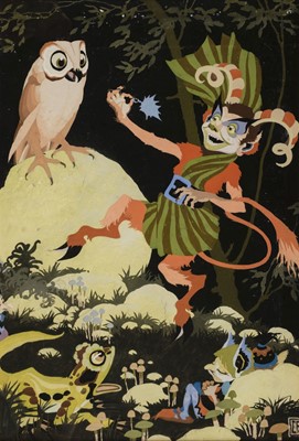 Lot 430 - Folkard (Charles, 1878-1963). '"Yes, it's the talisman," repeated Sato, dancing with excitement'