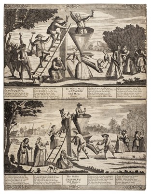 Lot 334 - Cartoons & caricatures. A mixed collection of approximately eighty caricatures, 18th & 19th century