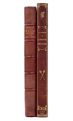 Lot 480 - Vigeant (Arsène). Petit essai historique: Un maître d'armes sous la Restauration, Paris, 1883