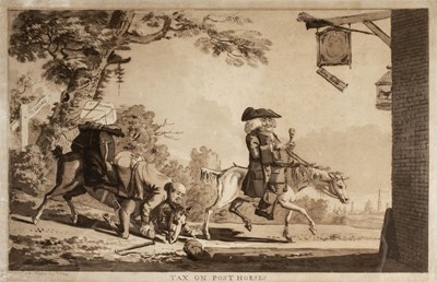 Lot 335 - Cartoons & caricatures. A mixed collection of approximately 100 caricatures, mostly 19th century