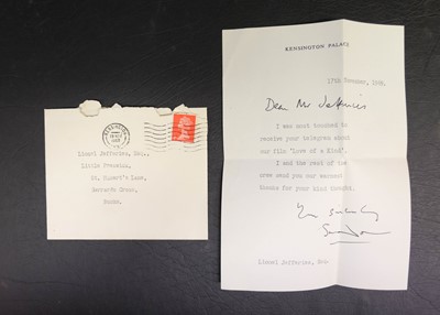 Lot 608 - Philip (Prince, Duke of Edinburgh, 1921-). Typed Letter Signed, 13 September 1979