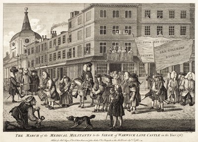 Lot 329 - Sayer (Robert & Smith John, publishers). The March of the Medical Militants..., 1768