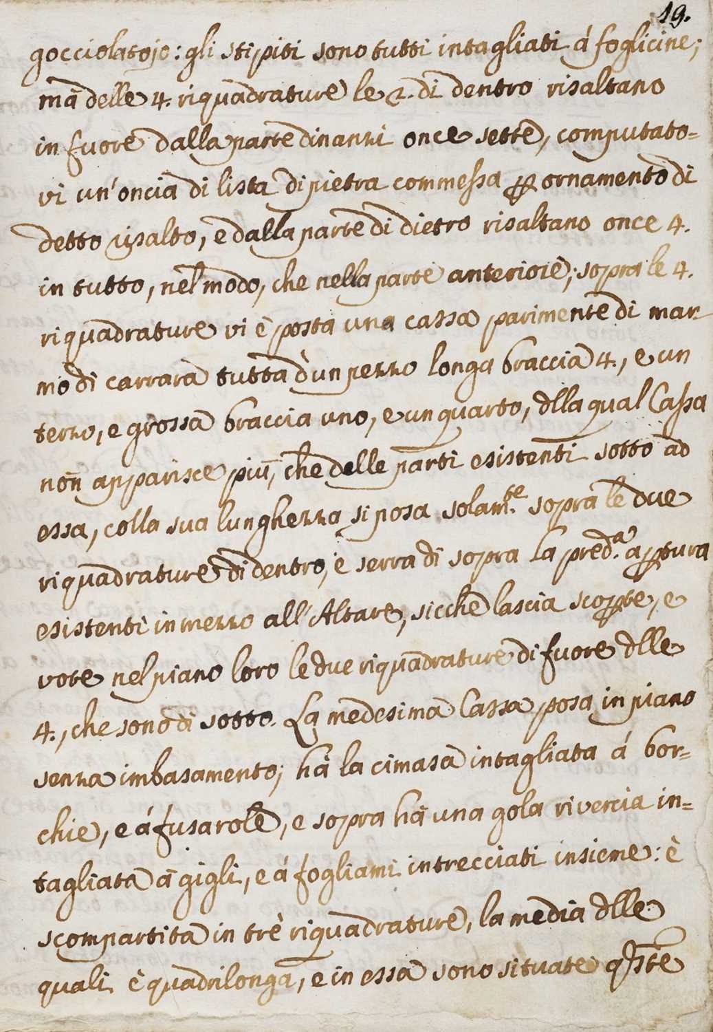 Lot 363 - Landi (Alfonso, fl.1655). Racconto di pitture nel duomo di Siena, 1655, Italian manuscript