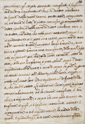 Lot 363 - Landi (Alfonso, fl.1655). Racconto di pitture nel duomo di Siena, 1655, Italian manuscript