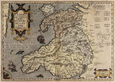 Lot 127 - Wales. Van den Keere (Pieter & Lhuyd Humphrey), Cambriae Typus..., circa 1628