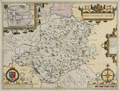 Lot 64 - Montgomeryshire. Speed (John), Montgomery Shire, circa 1676