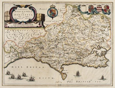Lot 26 - Dorset. Blaeu (Johannes), Comitatus Dorcestria sive Dorsettia; vulgo Anglice Dorset Shire, 1660
