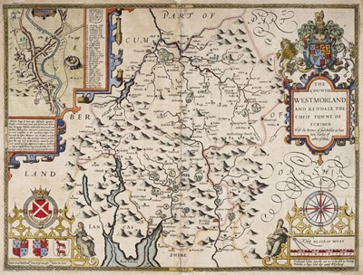 Lot 128 - Westmorland. Speed (John), The Countie of Westmorland...., 1st edition, 1611