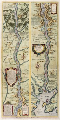 Lot 108 - River Dnieper. Blaeu (W. J.), Campus Inter Bohum Borystenem, Amsterdam, circa 1645