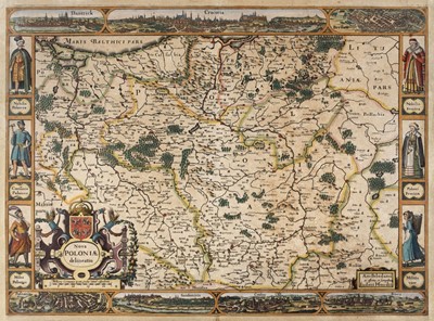 Lot 91 - Poland. Hondius (J.), Nova Poloniae delineatio, Amsterdam, circa 1630
