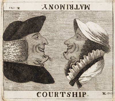 Lot 325 - Darly (Mary & Matthew, active circa 1760-1780). The Little Deans Yard Macaroni, 1772
