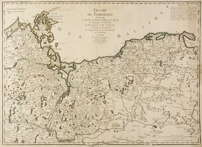 Lot 160 - Poland/Pomerania. Le Rouge (George-Louis), Duche de Pomeranie..., 1757