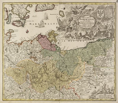 Lot 274 - Poland/Pomerania. Seutter (Matthaus), Ducatus Pomeraniae..., Augsburg, 1725 - 1740