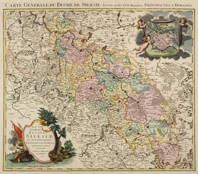 Lot 290 - Silesia/Poland. Covens & Mortier (publishers), Sup.s et Inferioris Ducatus Silesiae..., circa 1741