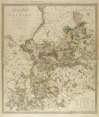 Lot 137 - Nowa Marchia/Poland. Sotzmann (D. F.), Special Karte von der Neumark..., Berlin, 1811