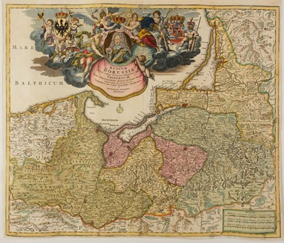Lot 174 - Prussia. Ottens (Reinier & Joshua), Regni Borussiae..., Amsterdam, circa 1782
