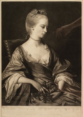 Lot 411 - Spilsbury (Jonathan, circa 1737-1812). Miss Jacobs, after Sir Joshua Reynolds, 1762