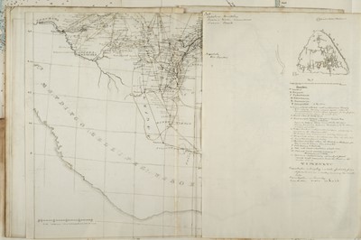 Lot 135 - Africa. Group of approximately 36 manuscript maps, town plans and geological sections, c.1860