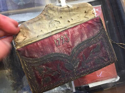 Lot 145 - Pocket Book. An 18th century Moroccan leather wallet, Tetouan, 1754