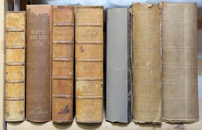 Lot 774 - Army Lists.  The New Annual Army List, and Militia List, for 1860, 1878, 1884, ...