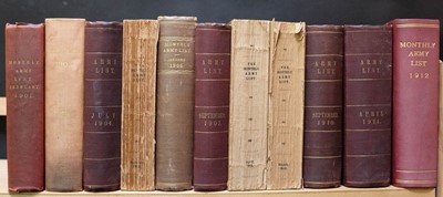 Lot 779 - Army Lists. The Monthly Army List for February 1901, July 1903, July 1904, January 1905, ...