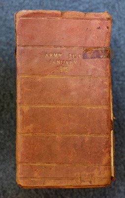 Lot 780 - Army Lists. The Monthly Army List, August 1913, October 1914, November 1914, ...