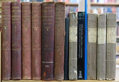 Lot 765 - Dalton (Charles). English Army Lists and Commission Registers, 1661-1714, 6 volumes, 1st editions