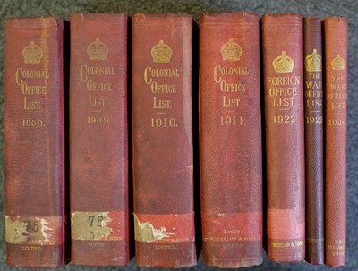 Lot 788 - Mercer (W.H. & Collins, A.E.). The Colonial Office List for 1908