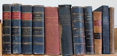 Lot 791 - Army Circulars & General Orders. Revised Army Regulations. Army Circulars