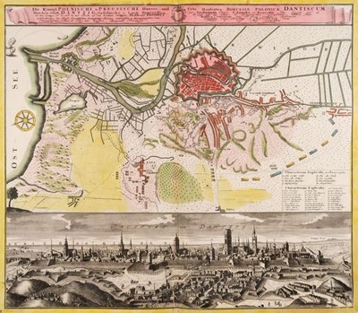 Lot 133 - Danzig/Gdansk. Homann (Johann Baptist, heirs of), Die Konigl. Polnische..., Danzig..., 1739