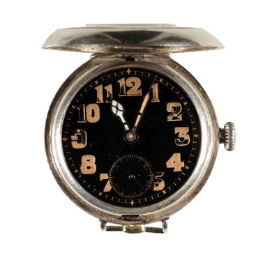 Lot 5 - Alcock & Brown. A wristwatch presented to Captain Alcock 17 July 1919