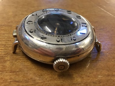 Lot 5 - Alcock & Brown. A wristwatch presented to Captain Alcock 17 July 1919