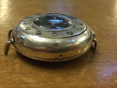 Lot 5 - Alcock & Brown. A wristwatch presented to Captain Alcock 17 July 1919