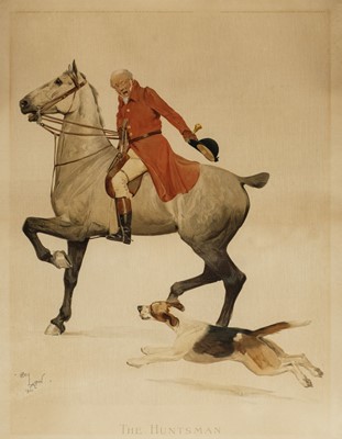 Lot 380 - Aldin (Cecil Charles Windsor, 1870 - 1935). The Huntsman, 1901