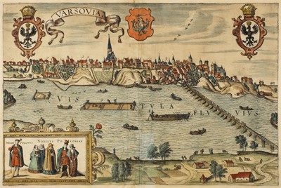 Lot 193 - Warsaw. Braun (Georg & Hogenberg Franz), Varsovia, published Cologne, circa 1617