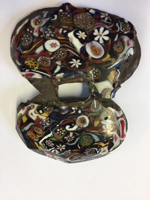Lot 7 - Sword guard. An 18th century Italian millefiori sword guard plus Japanese tsuba