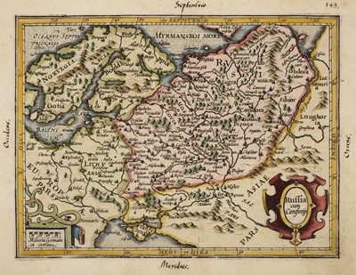 Lot 113 - Eastern Europe. Mercator (Gerard & Hondius Henricus), Russia cum Confinijs circa 1610