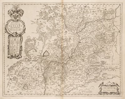 Lot 275 - Poland/Silesia. Blaeu (Johannes), Ducatus Silesiae Glogani vera Delineatio, circa 1640