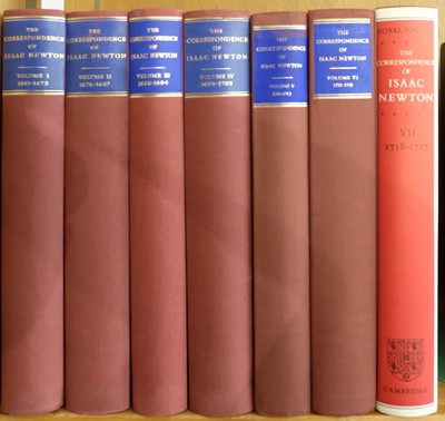 Lot 315 - Newton (Isaac). The Correspondence of Isaac Newton