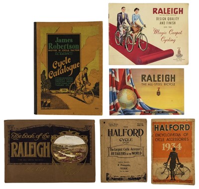 Lot 51 - Cycling. A collection of cycling reference and trade catalogues, early to mid 20th century