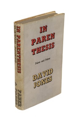Lot 578 - Jones (David). In Parenthesis, 1st edition, 1937, with the rare dust jacket