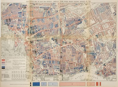 Lot 94 - Booth (Charles). Descriptive Map of East End Poverty, 1st edition, 1889
