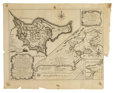 Lot 101 - Universal Magazine. Seven maps and plans of North America, c.1750
